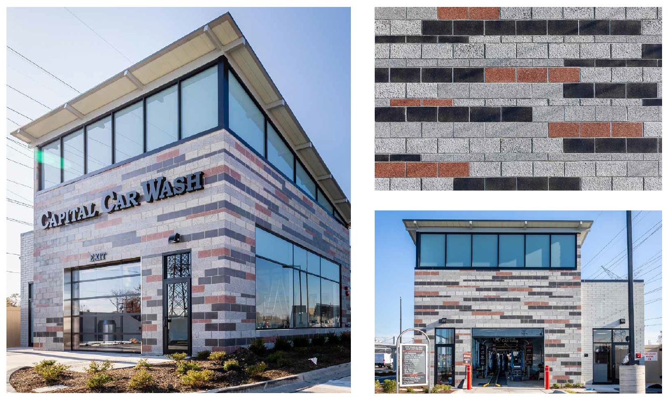 Modern commercial car wash facility constructed by Jasco Construction